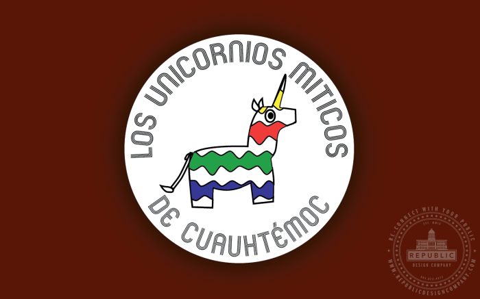 Los Unicornios Miticos De Cuauhtemoc "Official Logo"