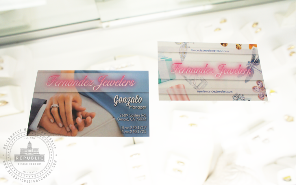 Fernandez Jewelers Business Cards photo