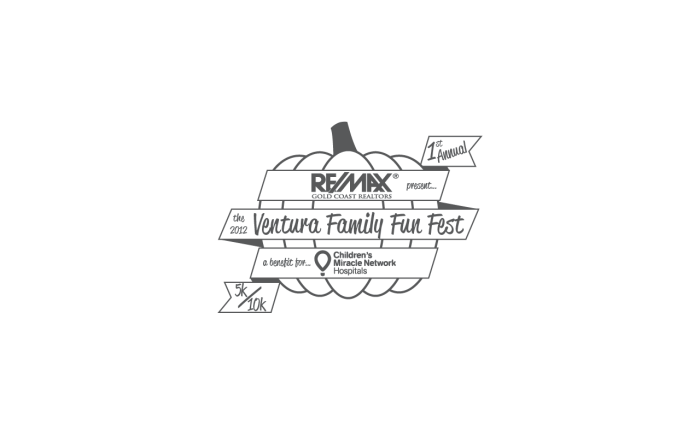 Ventura Family Fun Fest Logo Grayscale