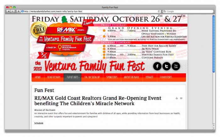 Ventura Family Fun Fest Web Banner